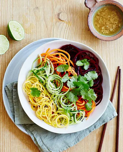 RAINBOW BOWL WITH SESAME & GINGER DRESSING
