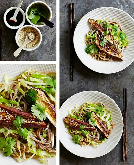 MISO JAPANESE AUBERGINE & BUCKWHEAT NOODLES