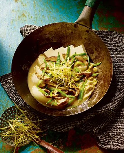 CHINESE CABBAGE AND TOFU CHOWDER