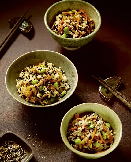 HIJIKI SEAWEED AND EDAMAME RICE BOWL