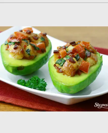 BLT-Stuffed Avocados