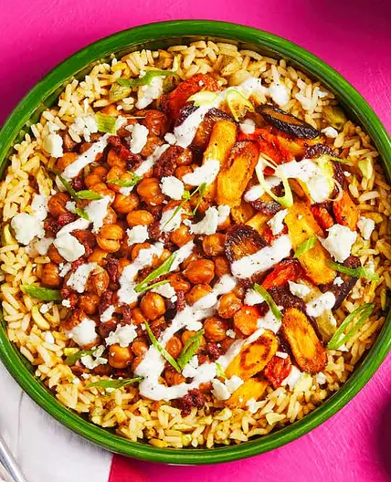 MIDDLE EASTERN STYLE CHICKPEA BOWLS