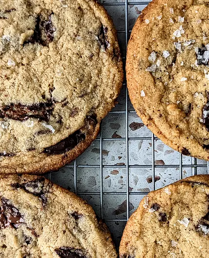 Vegan Chocolate Chunk Cookies