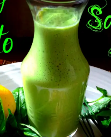 Creamy Pesto Salad Dressing