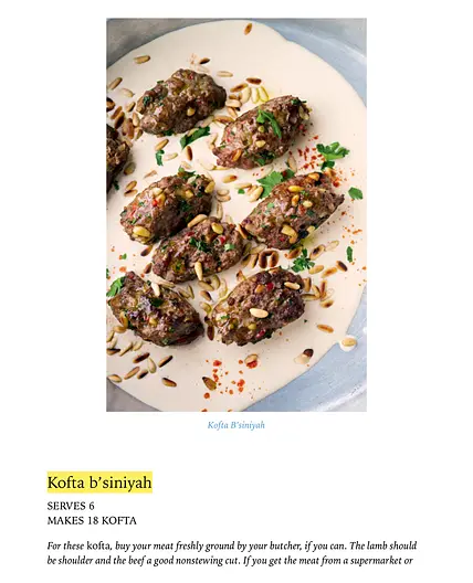 Kofta Bsyninyah