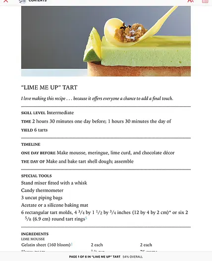 Lime me up tart