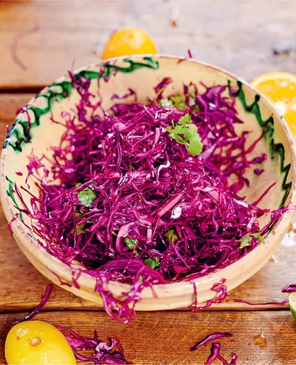 RED CABBAGE HERBS & CITRUS