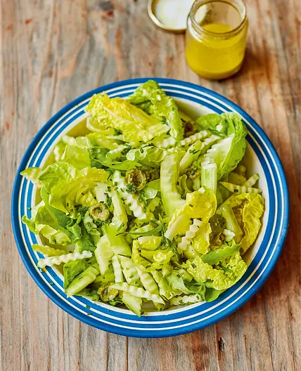BUDDY’S GREEN SALAD LITTLE GEM, APPLE, CUCUMBER & HERBS