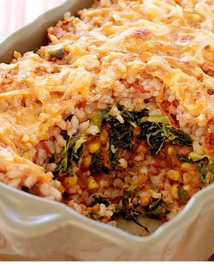 WW - Mexican Style Brown Rice Casserole