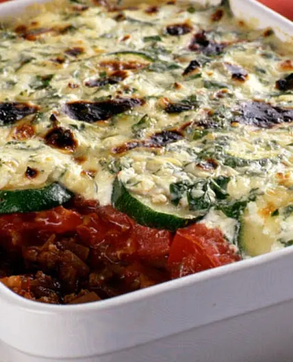 WW - Beef and vegetable cheese casserole