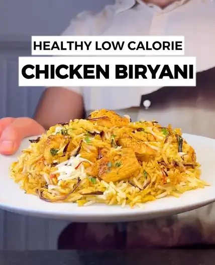 Low Calorie Chicken Biryani