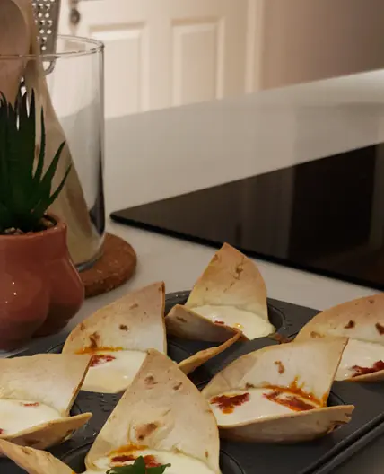 Smokey Chorizo and Egg Tortilla Wrap Bites
