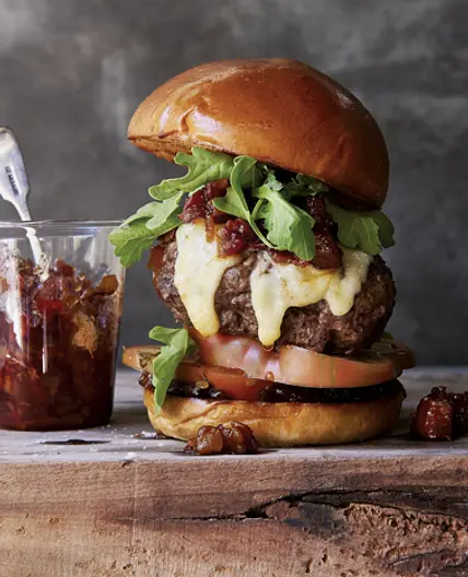Gaines Brother Burgers with Drip Jam