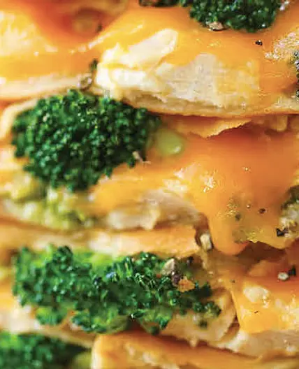 Chicken, Broccoli, and Cheddar Pockets