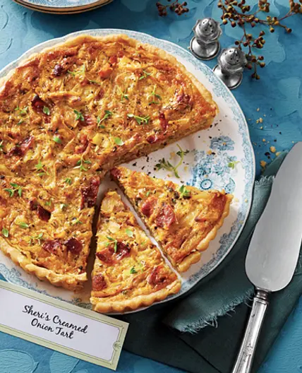 Creamed Onion Tart