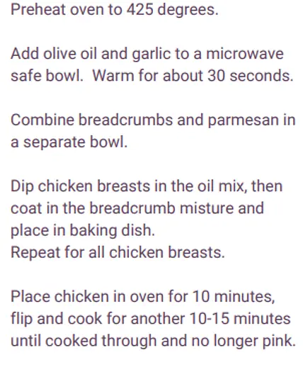 easy chicken parm