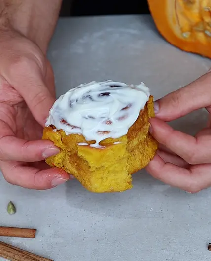 Pumpkin Cinnamon Rolls