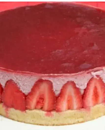 Bavarois à la fraise