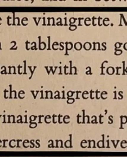Vinaigrette