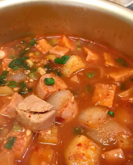 Spam Potato Spicy Stew