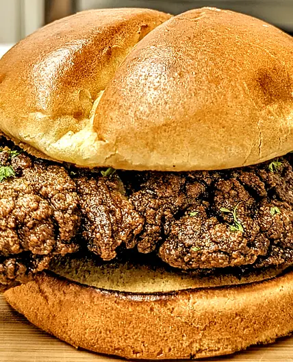 Fried Jerk Chicken Sandwich