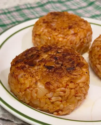 Crispy Kimchi Tuna Rice Balls