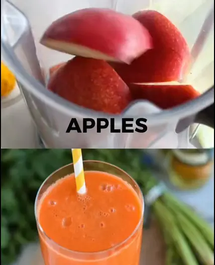 Carrot, Apple and Turmeric Smoothie