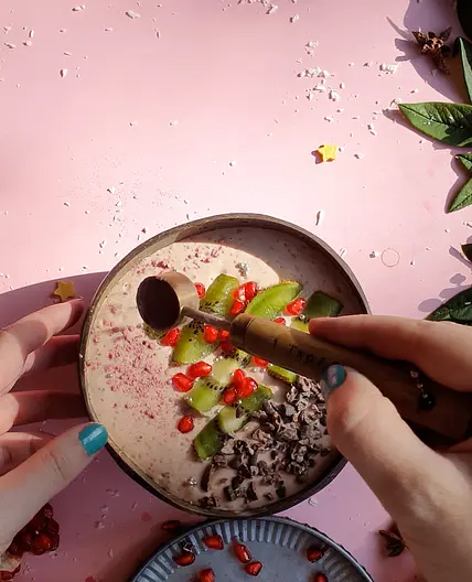 The Healthy Christmas Tree High Protein Smoothie Bowl