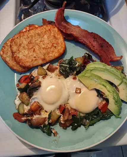 Veggies With Eggs