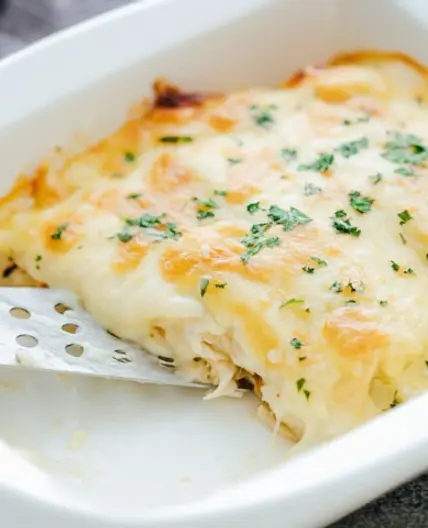 White Chicken Enchiladas