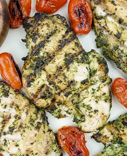 Simple Pesto Chicken