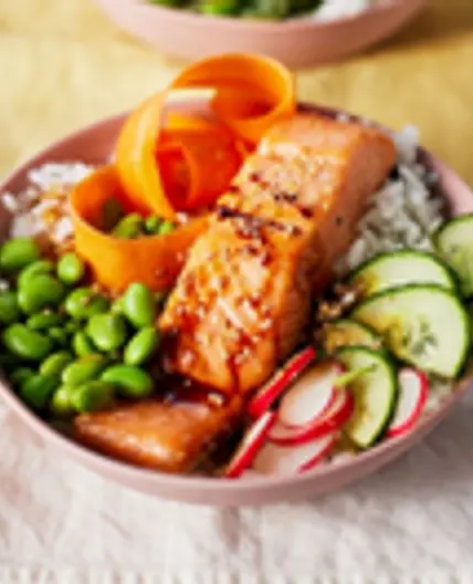 Simple Salmon Sushi Bowl