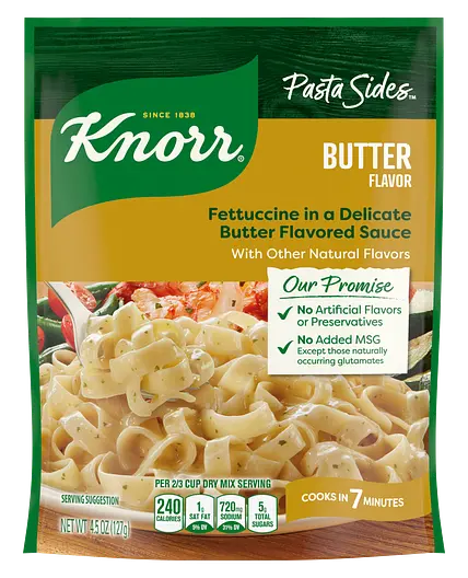 Seasoned Knorr Butter Noodles