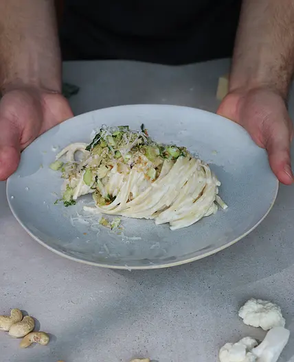 Vegan Cauliflower Alfredo