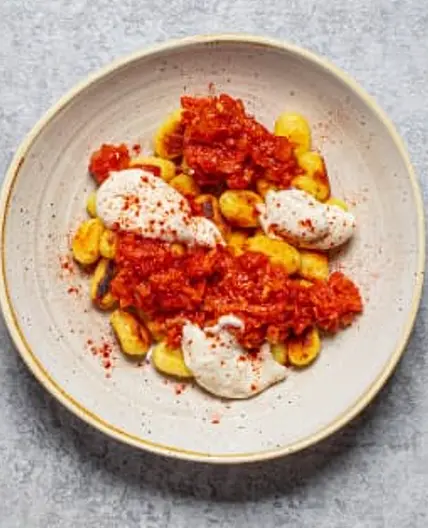 Crispy Gnocchi "Patatas Bravas"
