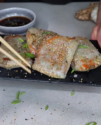 Crispy Ricepaper Dumplings