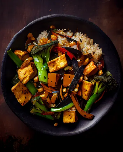 Tofu and Veggie Stir-Fry