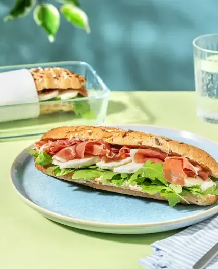 Serrano Ham & Mozzarella Roll