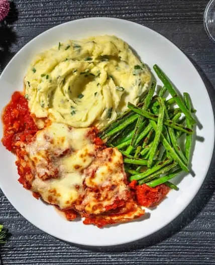 Cheesy Chicken and Serrano Ham Parmigiana