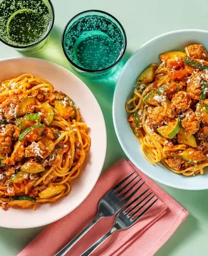 Pork and Oregano Sausage Linguine