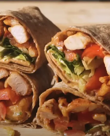 Chicken lunch wrap