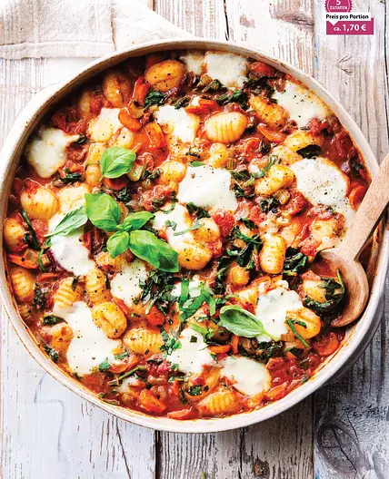 Gnocchi-Gratin mit Tomatensauce