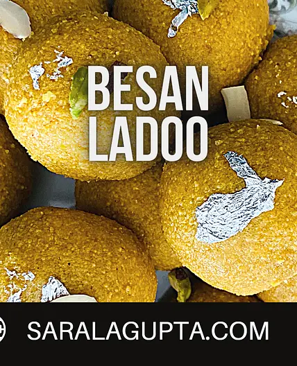 Besan Ladoo | 3 Ingredients | Indian Sweet