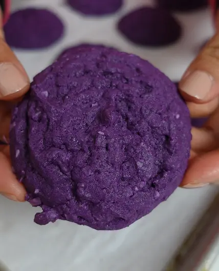 Ube Coconut Cookies