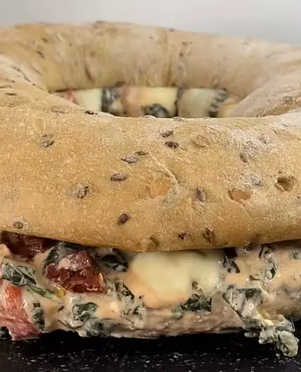 Ricotta Spinat Sandwich