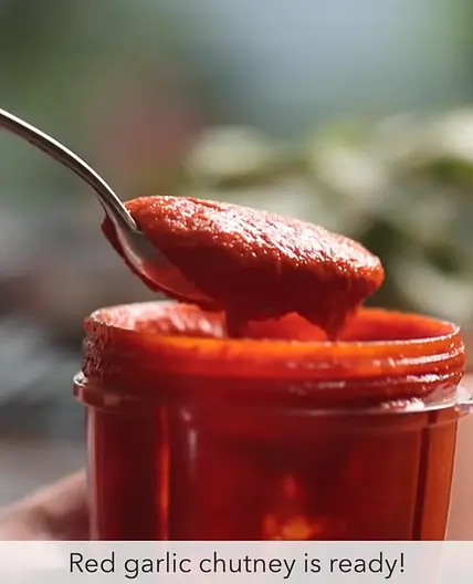 Red Garlic Chutney