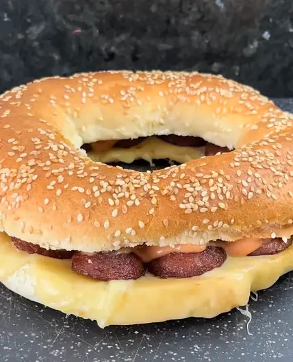 Sucuk Simit Sandwich