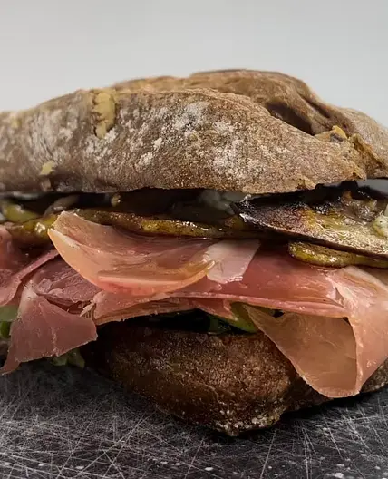 Birnen Gorgonzola Sandwich