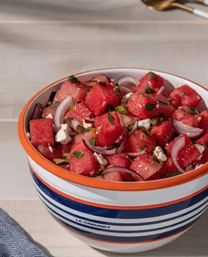 Watermelon, Feta and Mint Salad