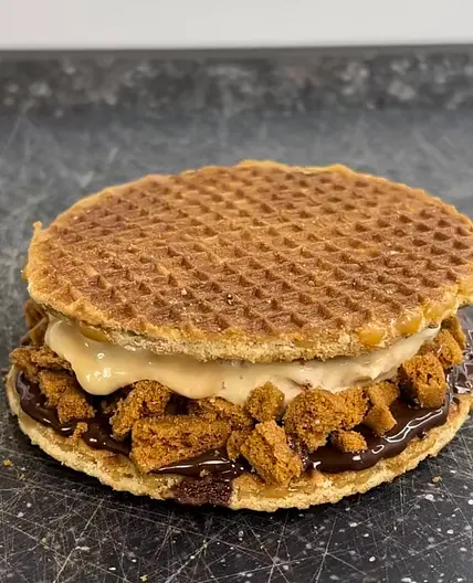 Karamellwaffel Lotus Biscoff Sandwich
